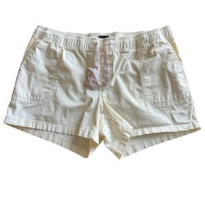 The North Face Shorts Elastic Waistband With Drawstring Size Large Cargo Pockets